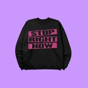 Spice Girls Stop Lyrics Pullover Sweatshirt